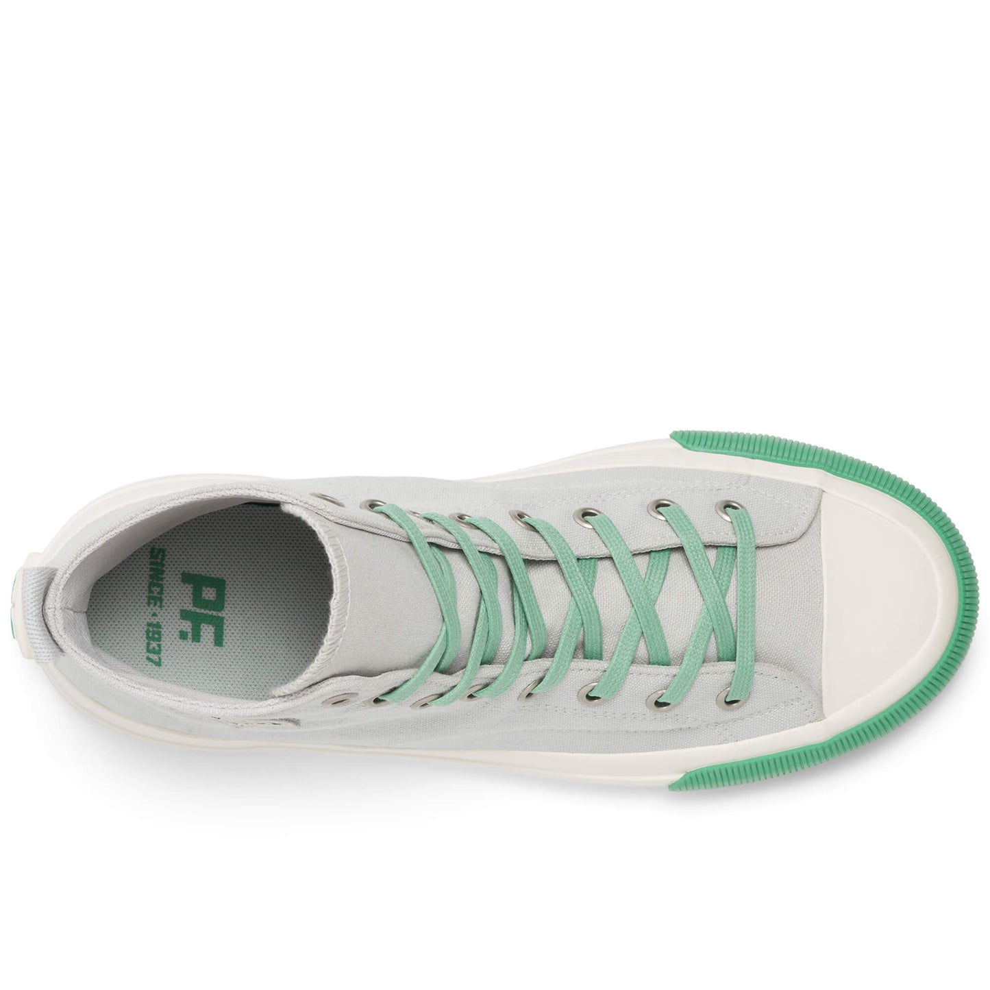 Good Grey All American Hi Top | Unisex Canvas Sneaker