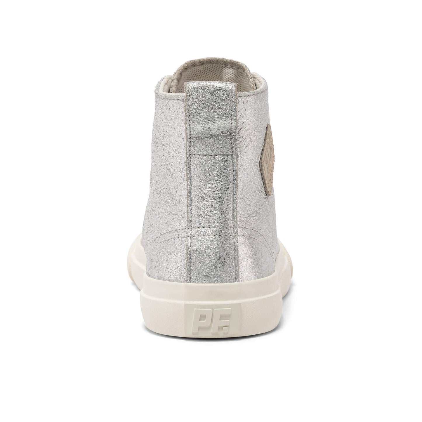 Silver All American Hi Top | Unisex Leather Sneaker