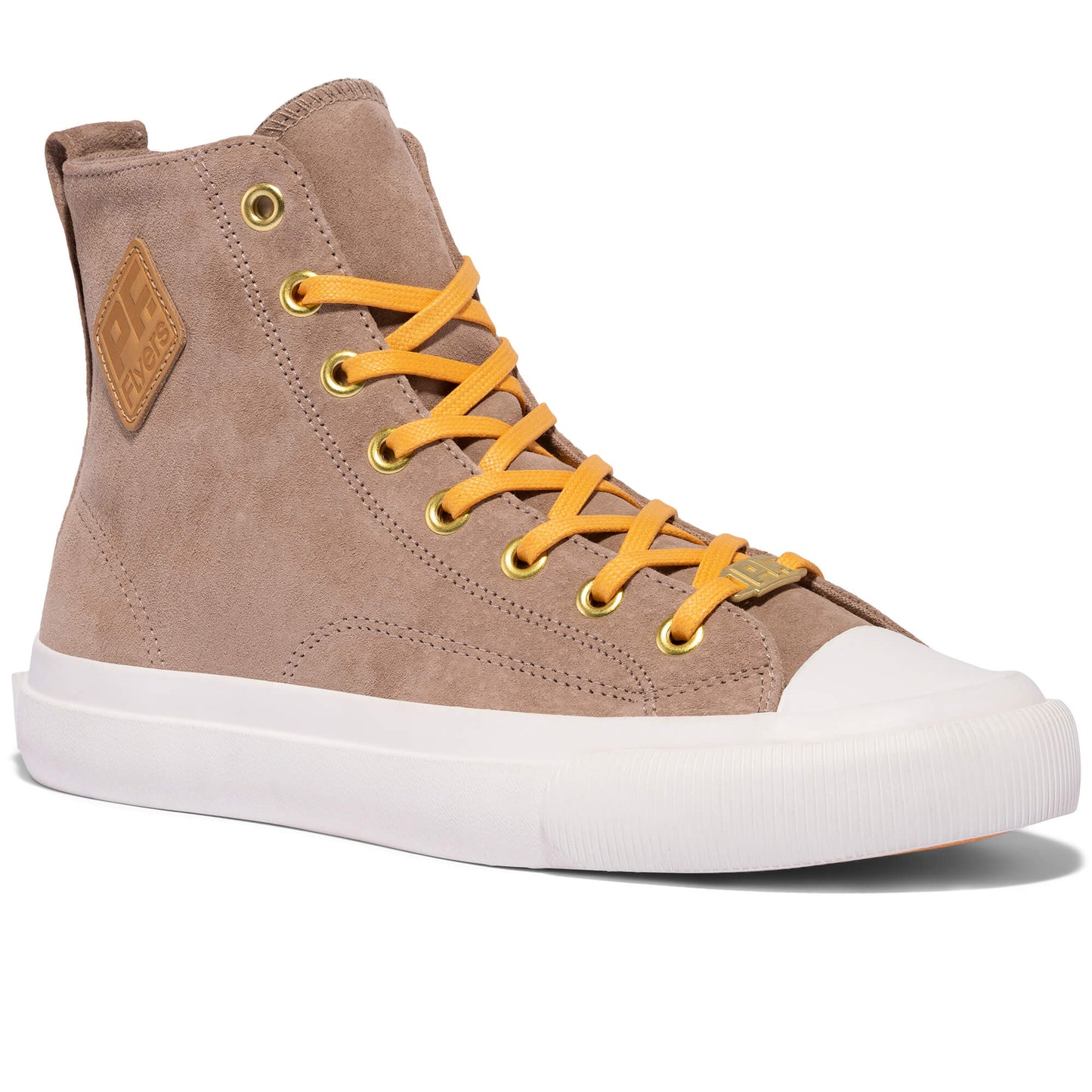Natural All American Hi Top | Unisex Suede Sneaker