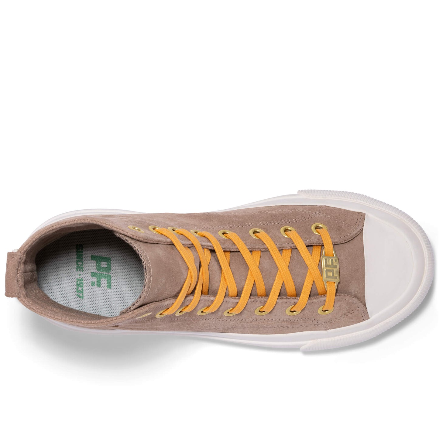Natural All American Hi Top | Unisex Suede Sneaker
