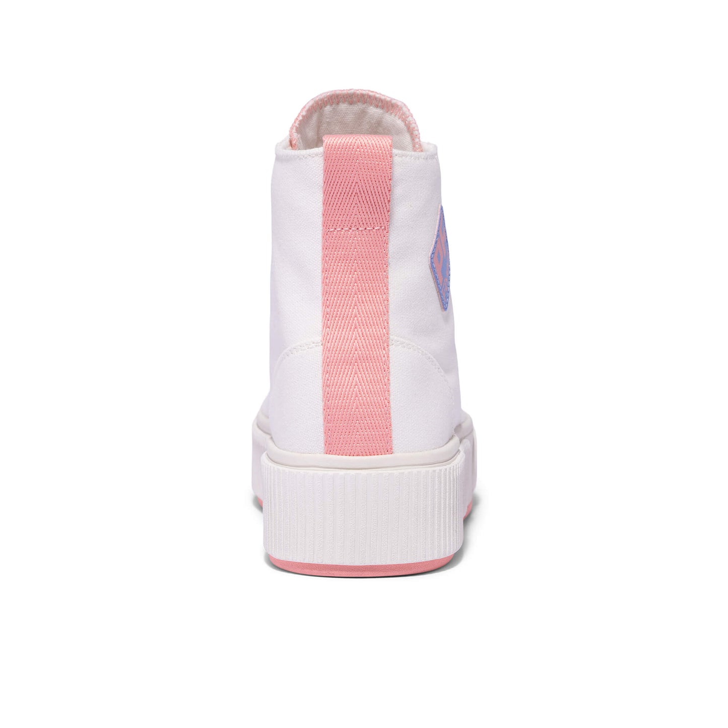 White-Peaches & Cream Allston Hi Top | Unisex Canvas Sneaker