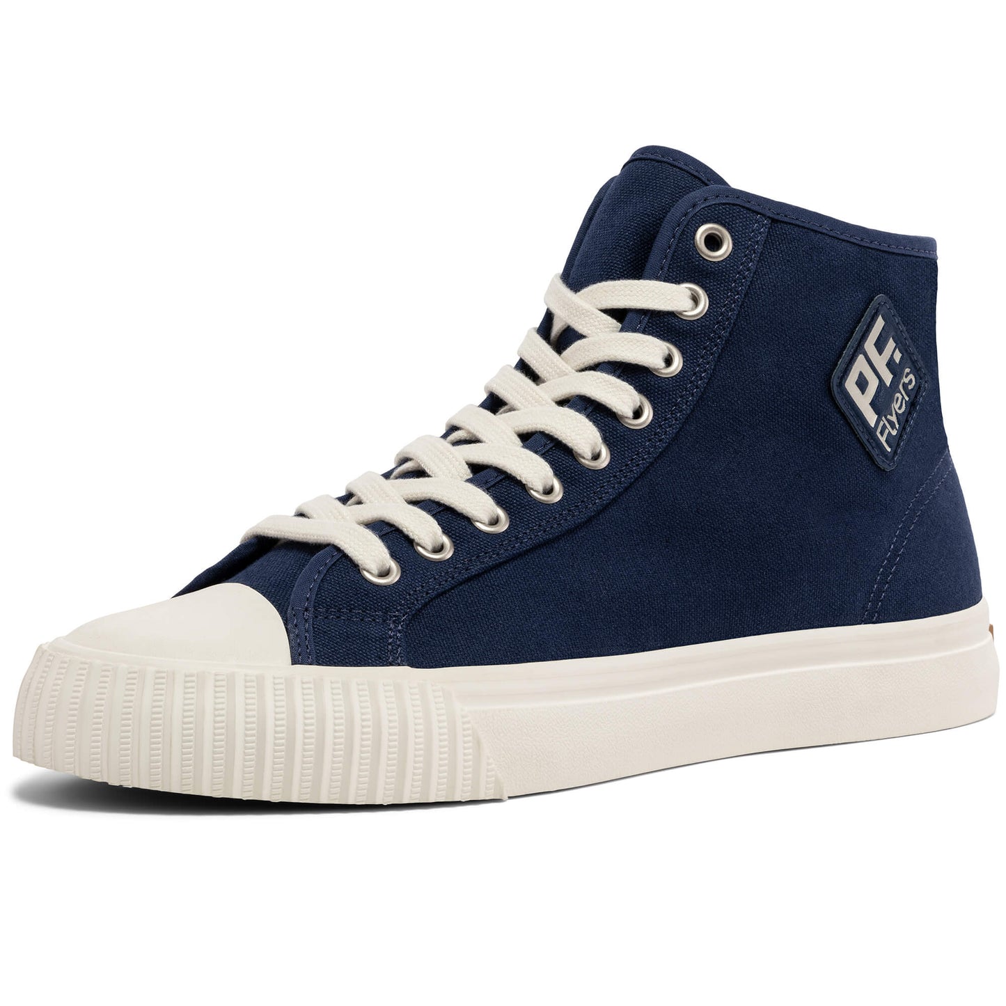 Navy Classic Center Hi Top | Unisex Canvas Sneaker
