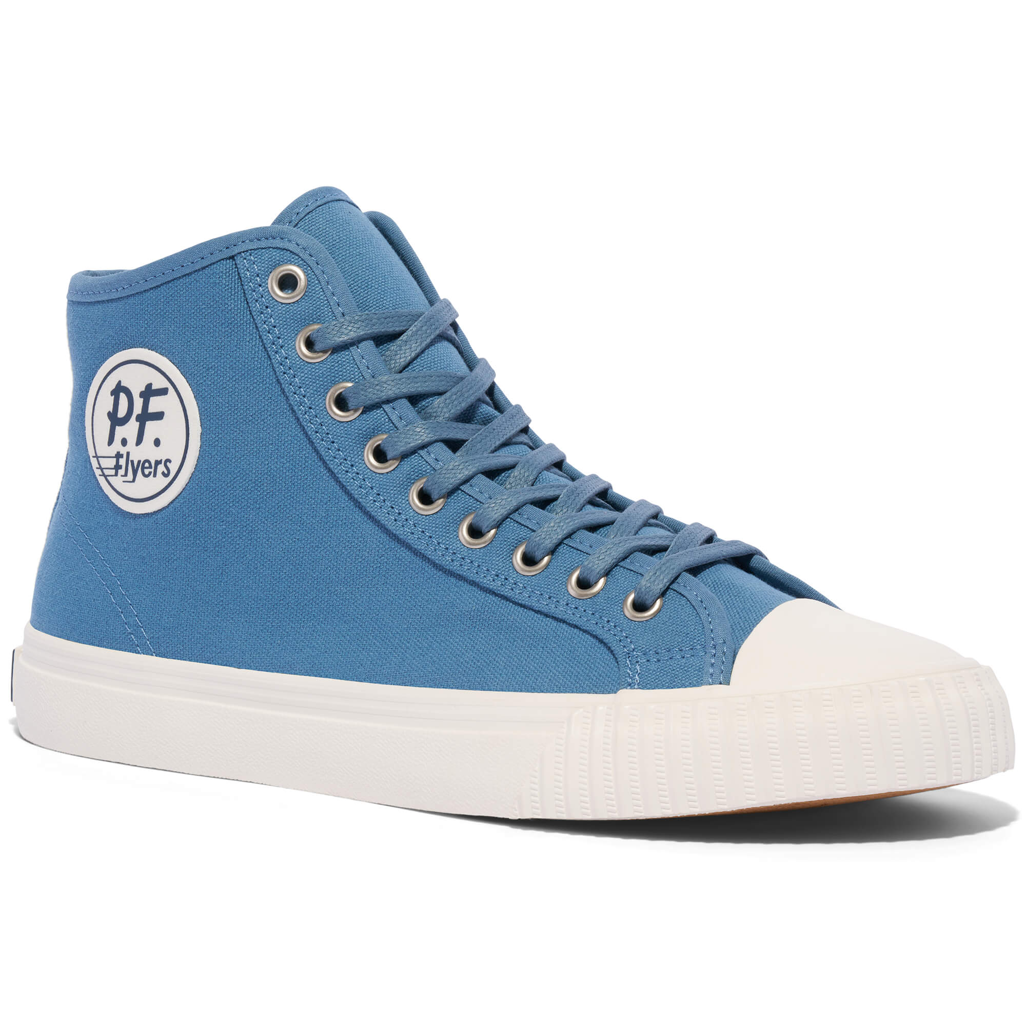 Blue Center Hi | High-Top Canvas Sneaker – P.F. Flyers