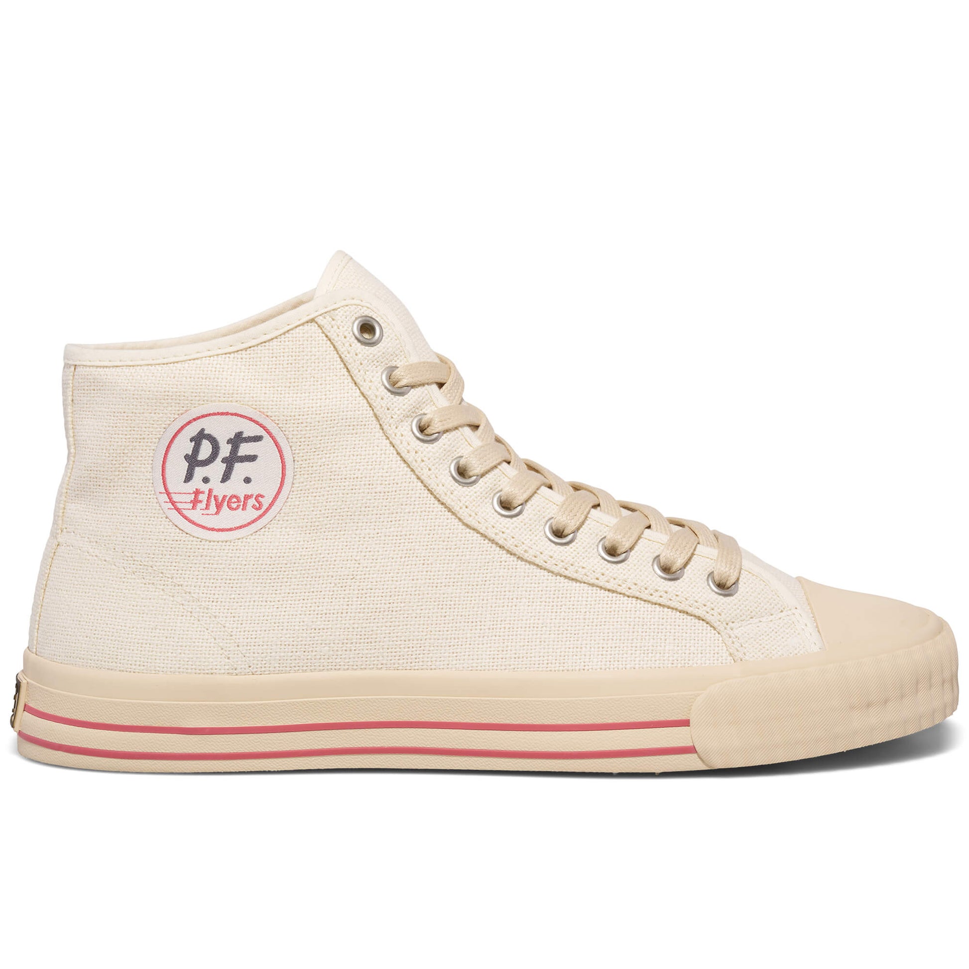 Center High-Top White/Biscotti