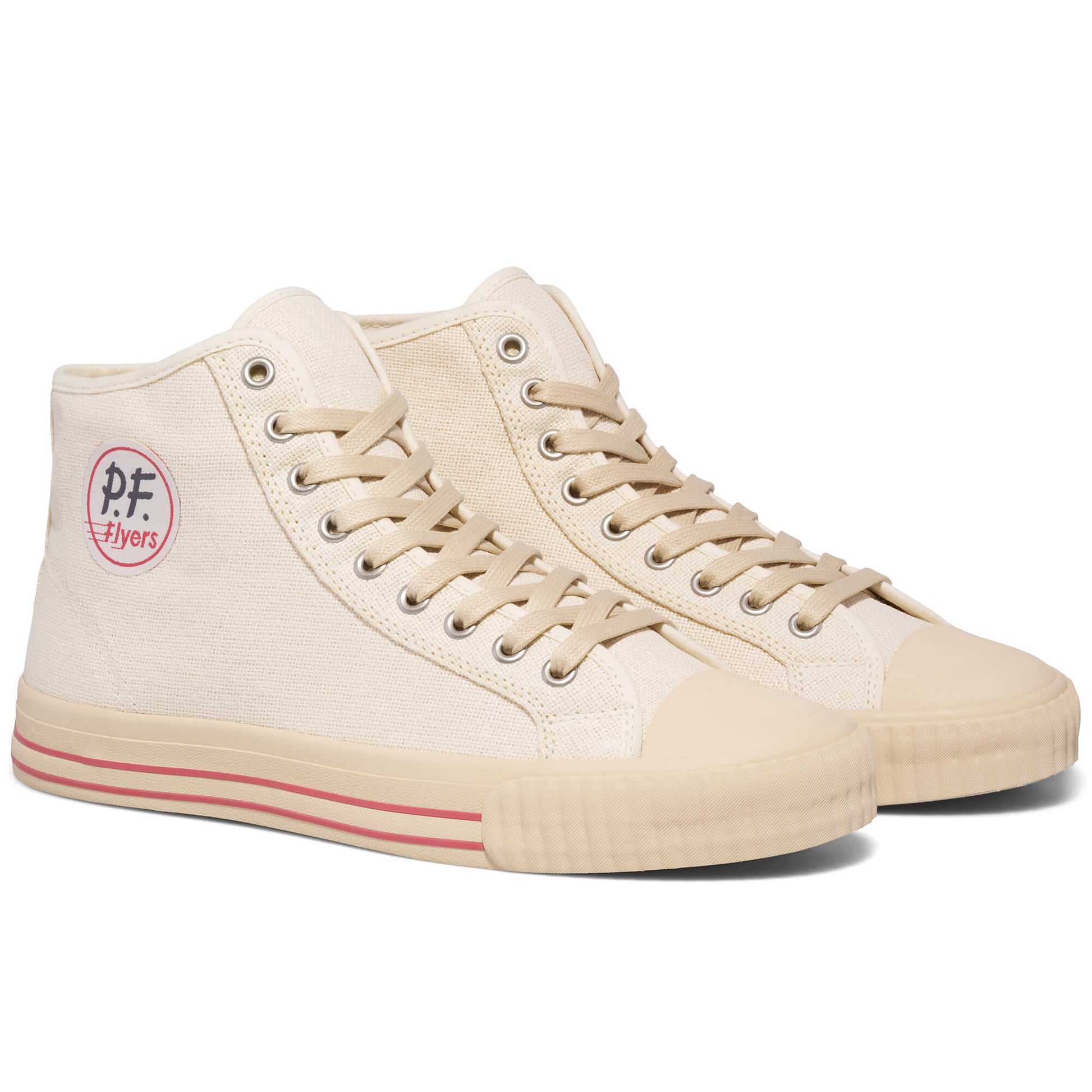 Center High-Top White/Biscotti