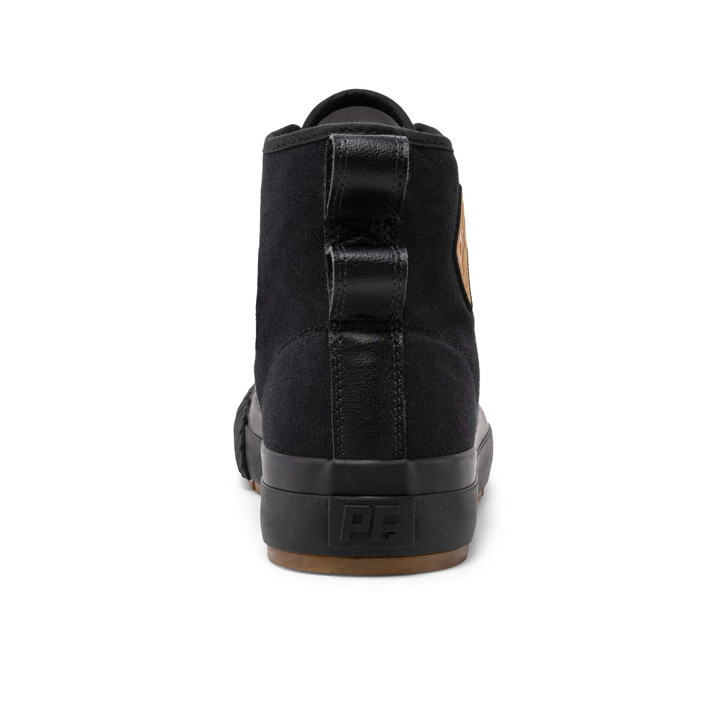 Black Classic Grounder Hi Top | Unisex Canvas Sneaker
