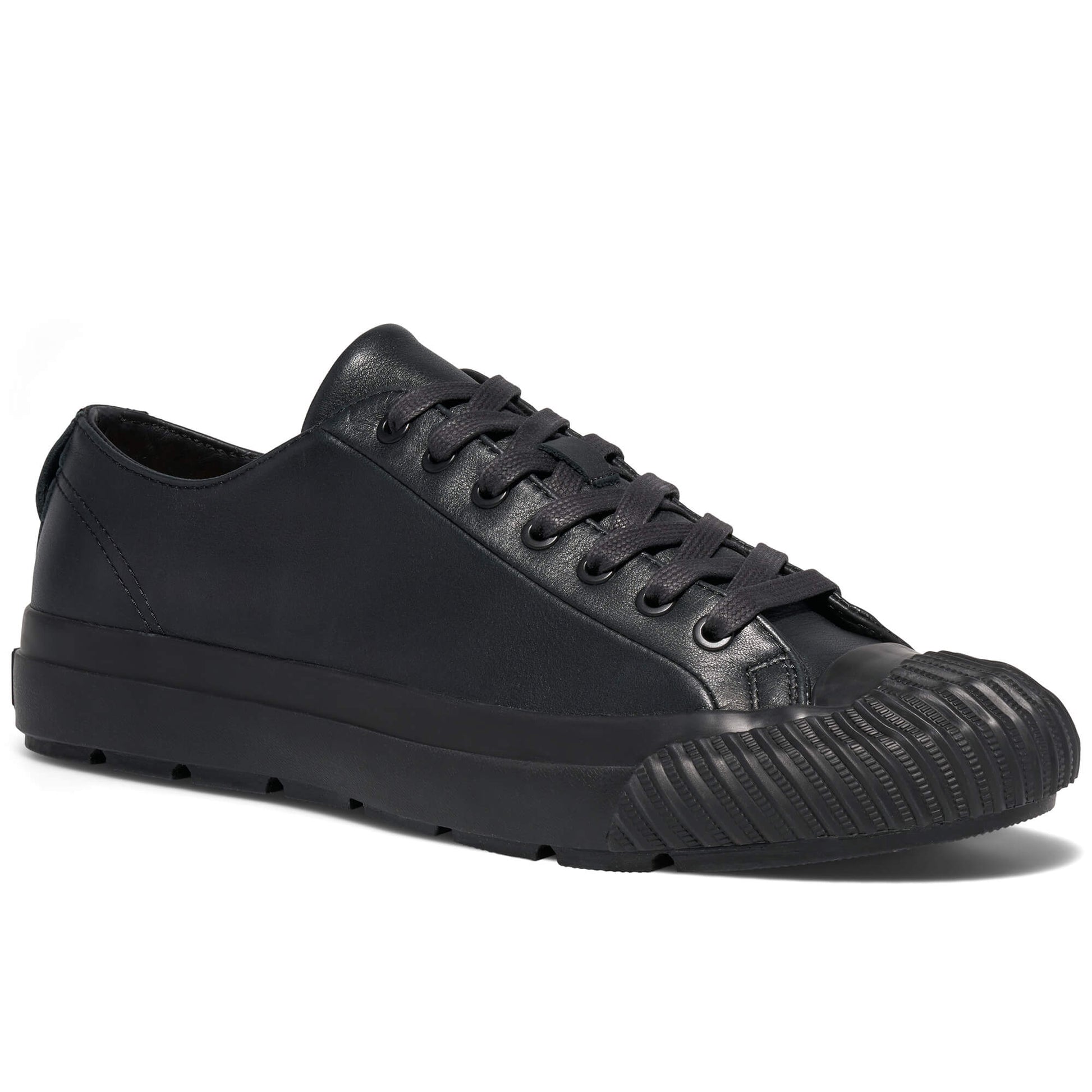 Grounder Low-Top Black/Leather