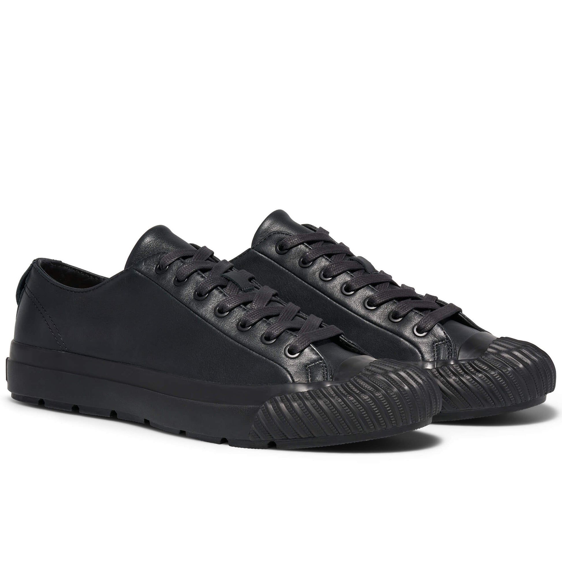 Grounder Low-Top Black/Leather