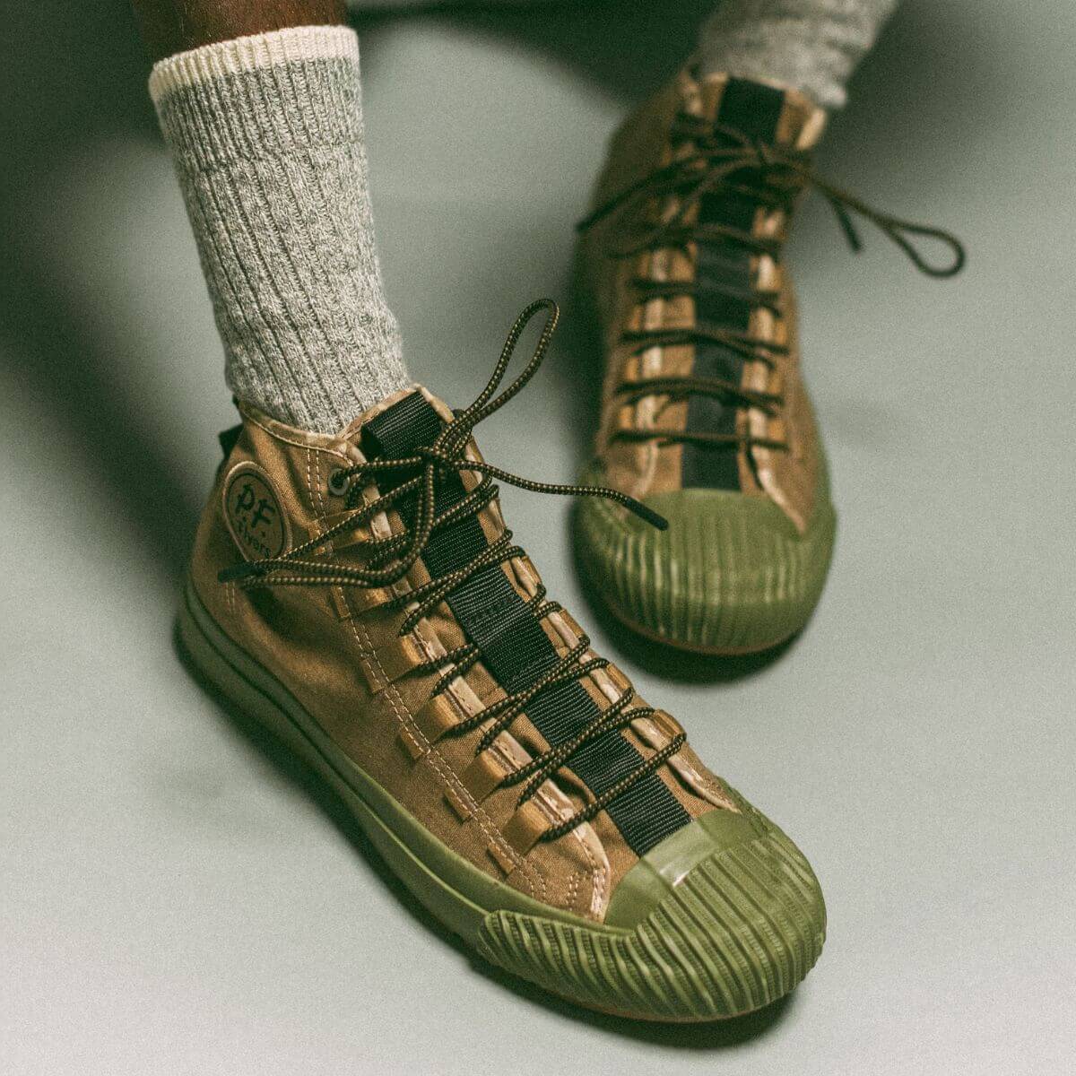 Grounder High-Top Sand/Green