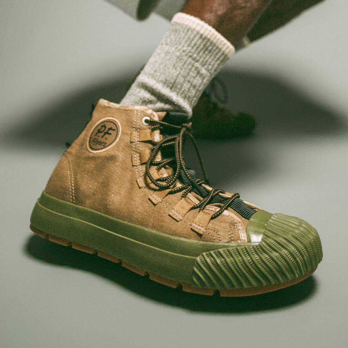 Grounder High-Top Sand/Green