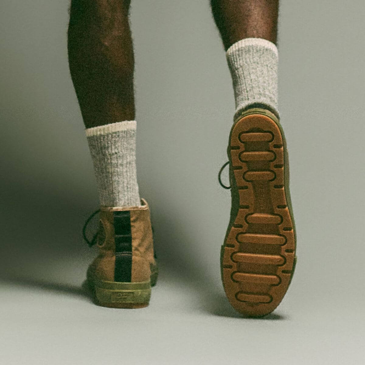 Grounder High-Top Sand/Green