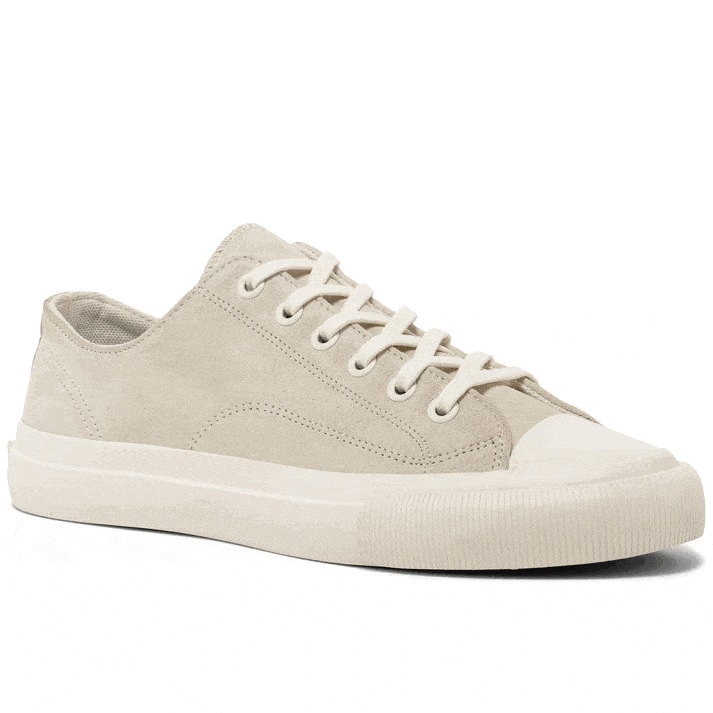 Sea Salt All American Lo Top | Unisex Suede Sneaker