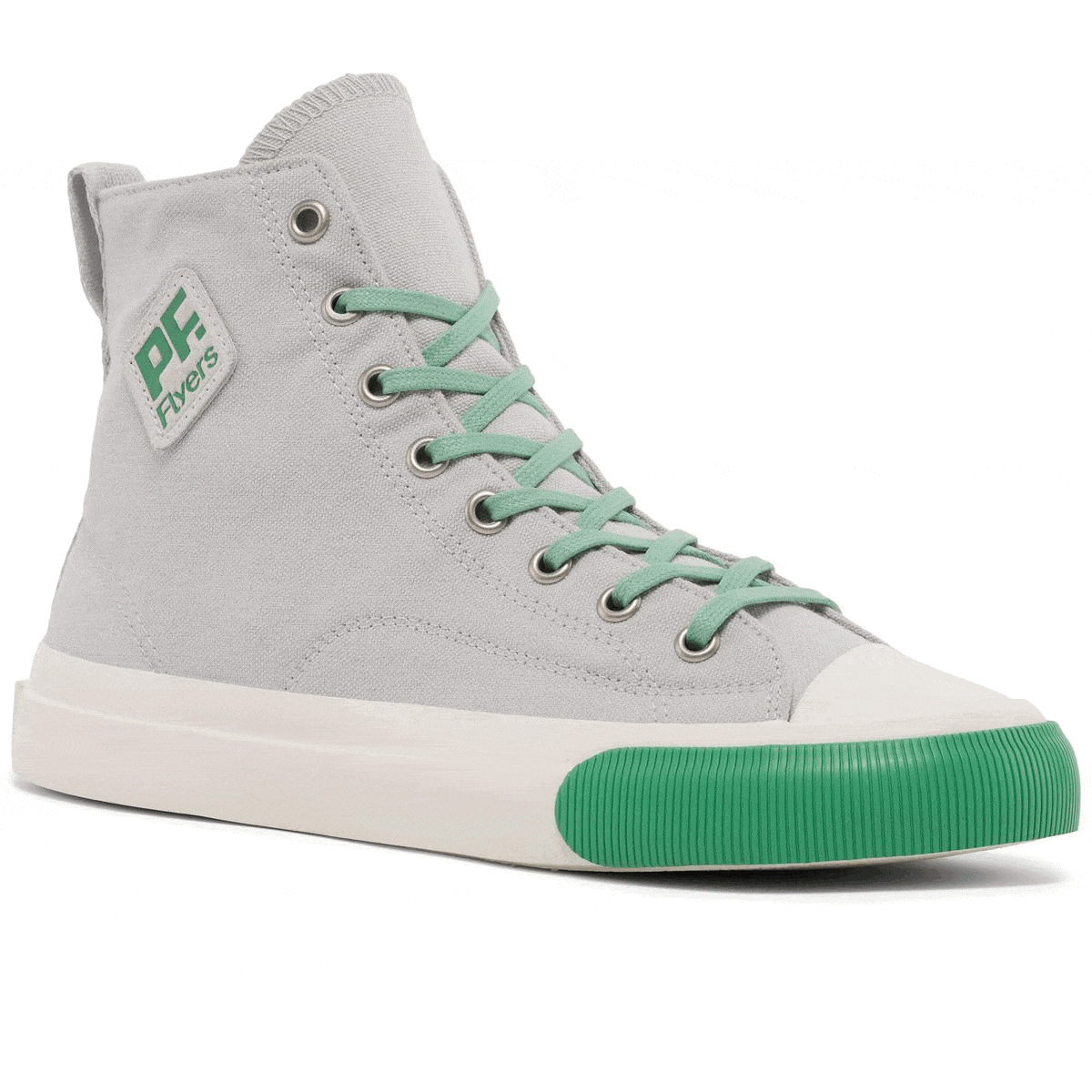 Good Grey All American Hi Top | Unisex Canvas Sneaker