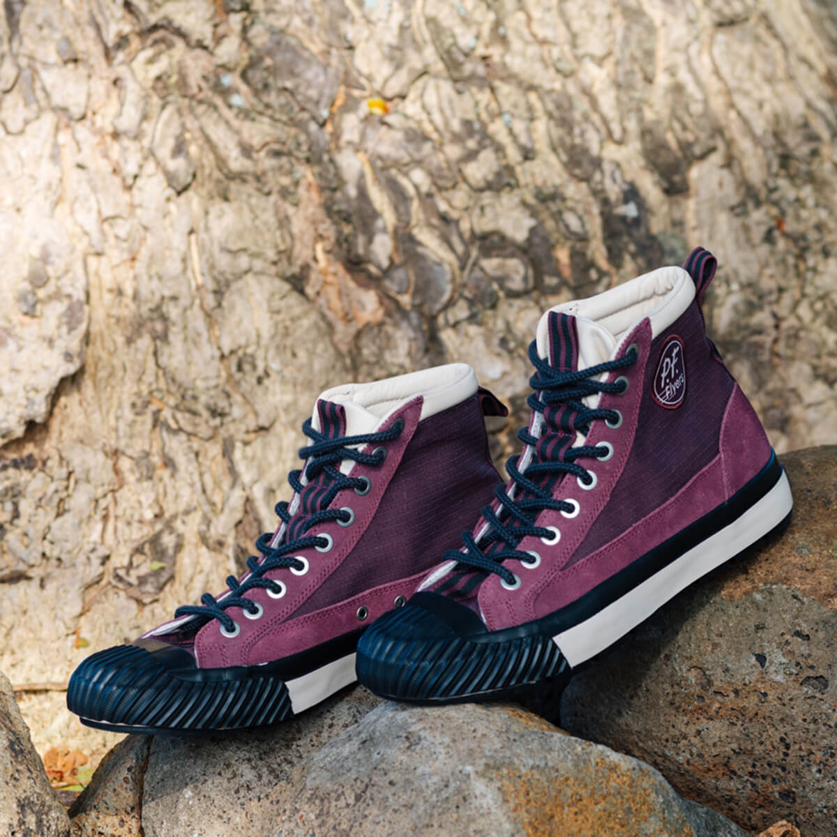 Grounder Hiker High-Top Burgundy/Black