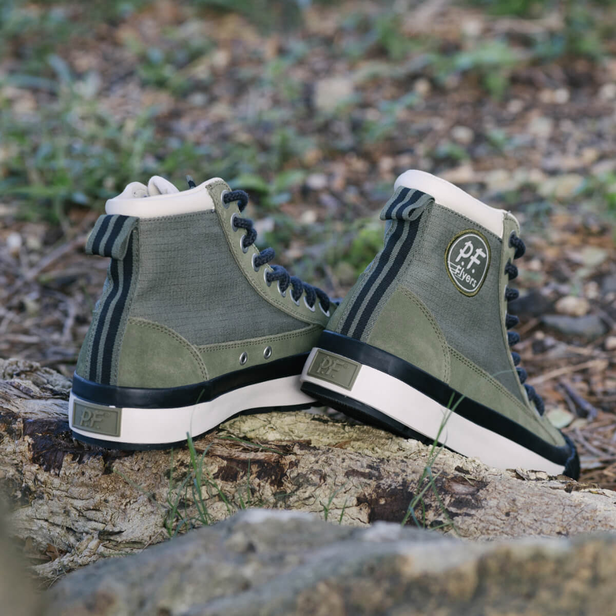Grounder Hiker High-Top Military Green/Black