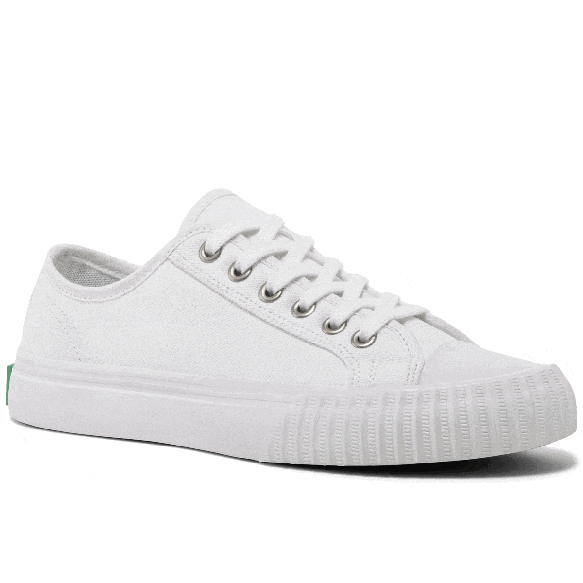 White Diamond Center Lo Top | Unisex Canvas Sneaker