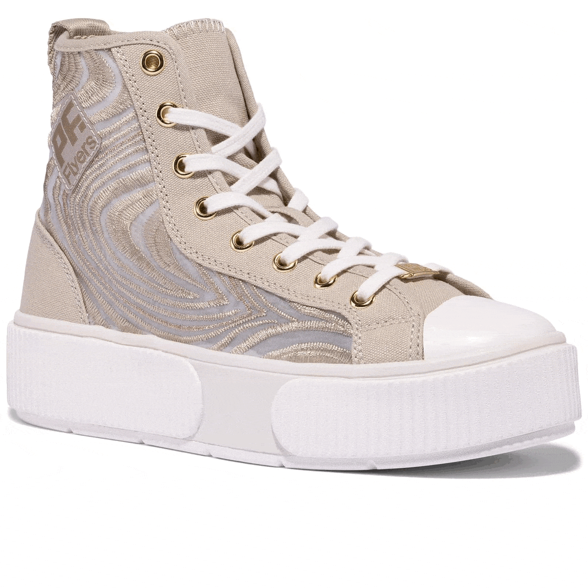 Cement Mirage Allston Hi Top | Unisex Canvas Sneaker