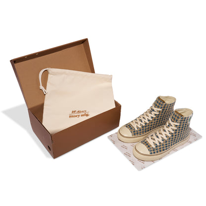 All-American Story MFG High-Top Indigo/Brown