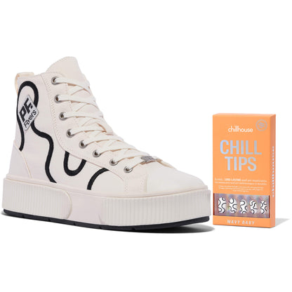 Wavy Baby Allston x Chillhouse Hi Top | Unisex Canvas Sneaker