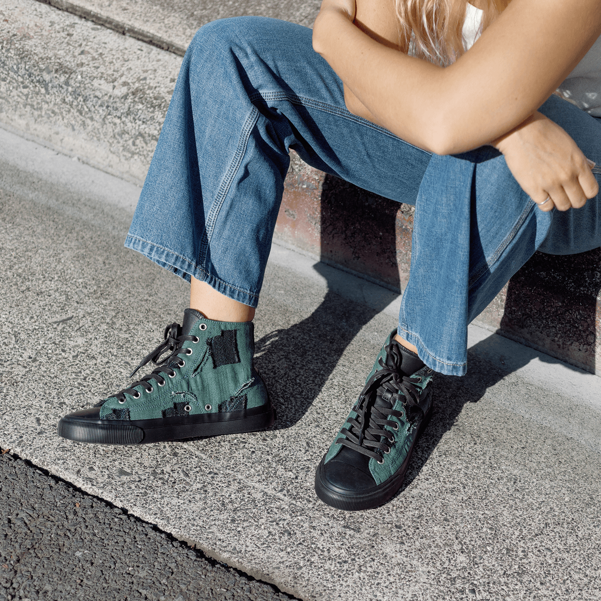 All-American High-Top 14, Deep Green/Black