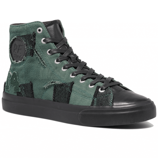 Rotating image showing different angles of the All-American High-Top in Deep Green alternate view