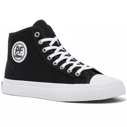 Pf flyers white high tops deals