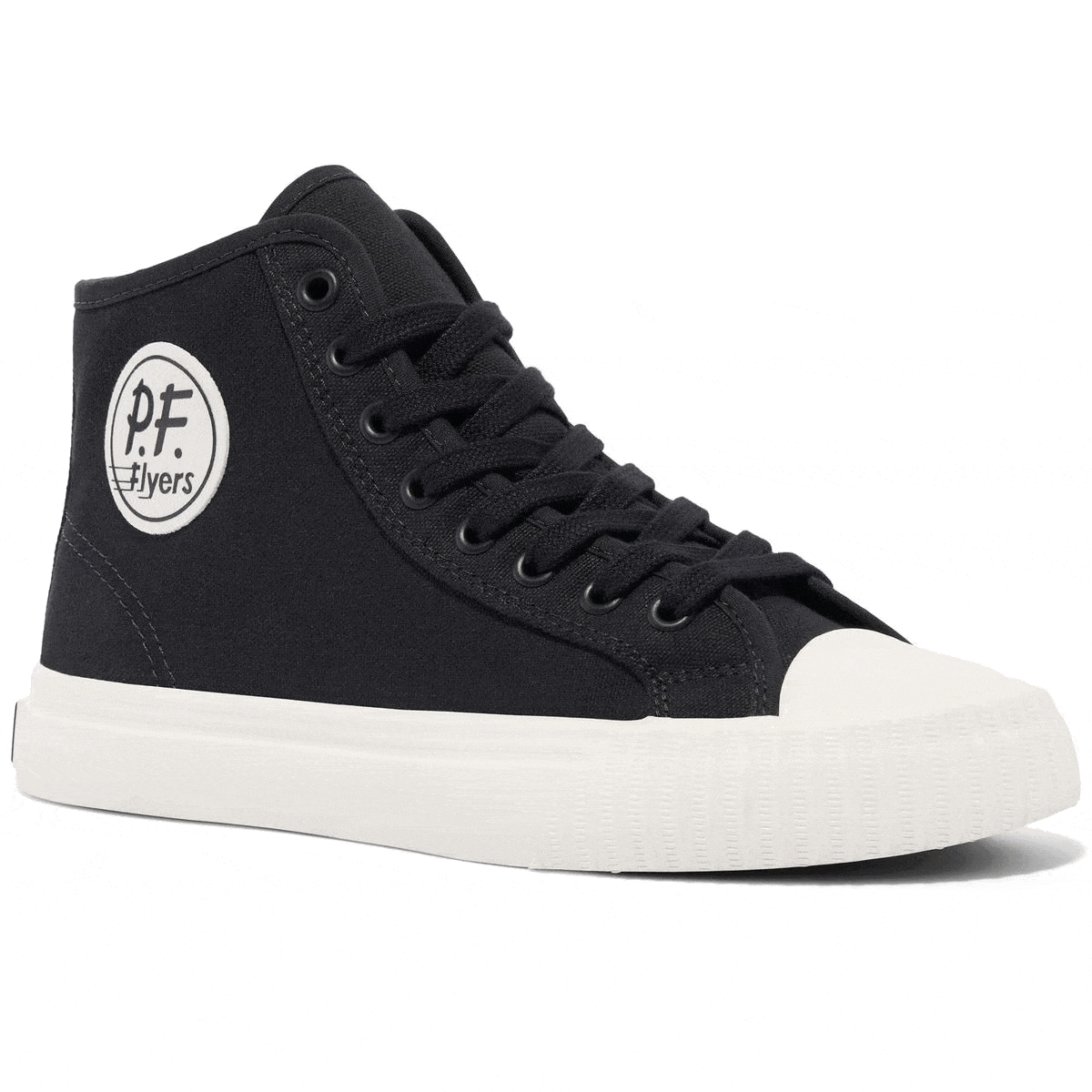 Black Sea Salt Center Hi High Top Canvas Sneaker Mens 10.5 Wmns 12