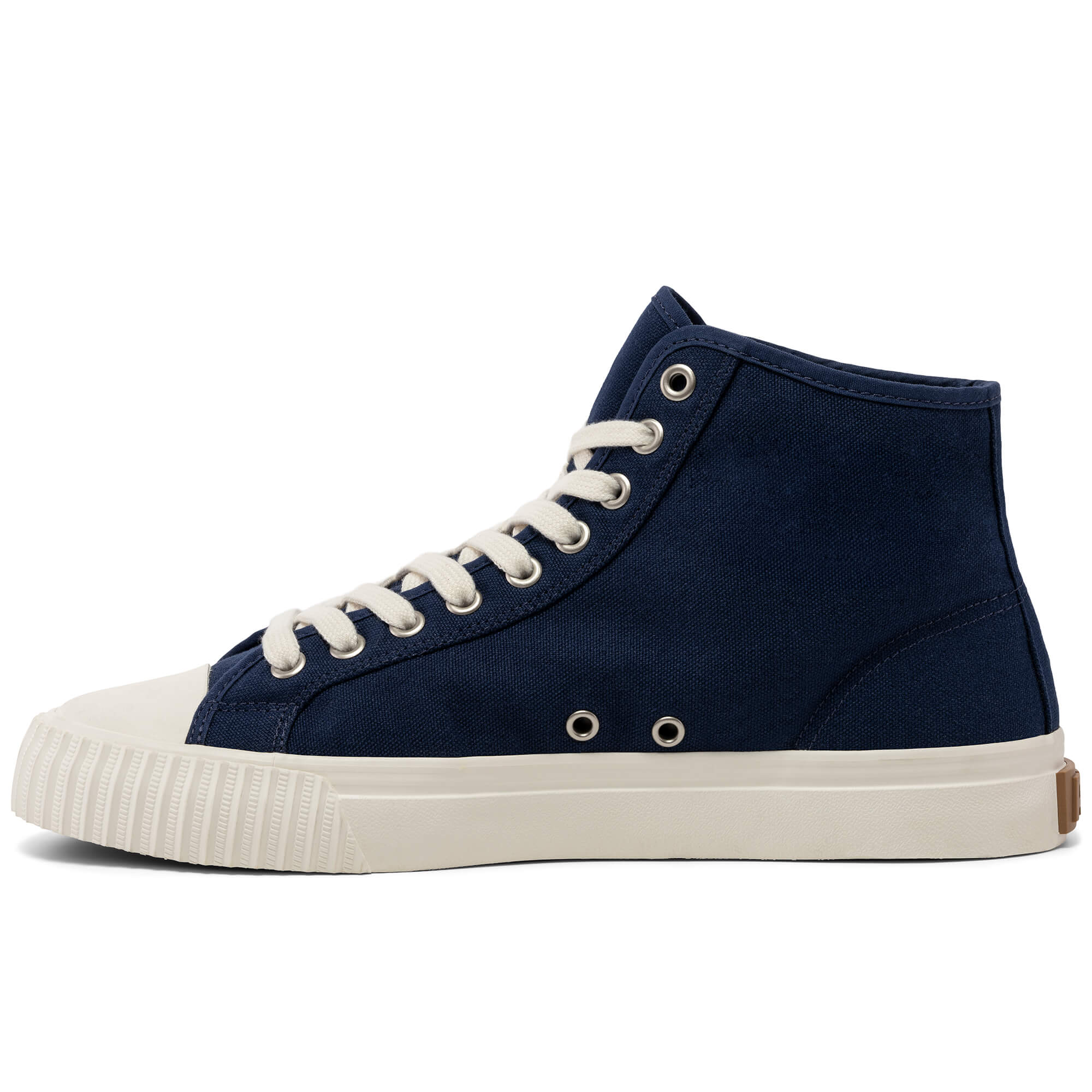 Navy Classic Center Hi Top | Unisex Canvas Sneaker