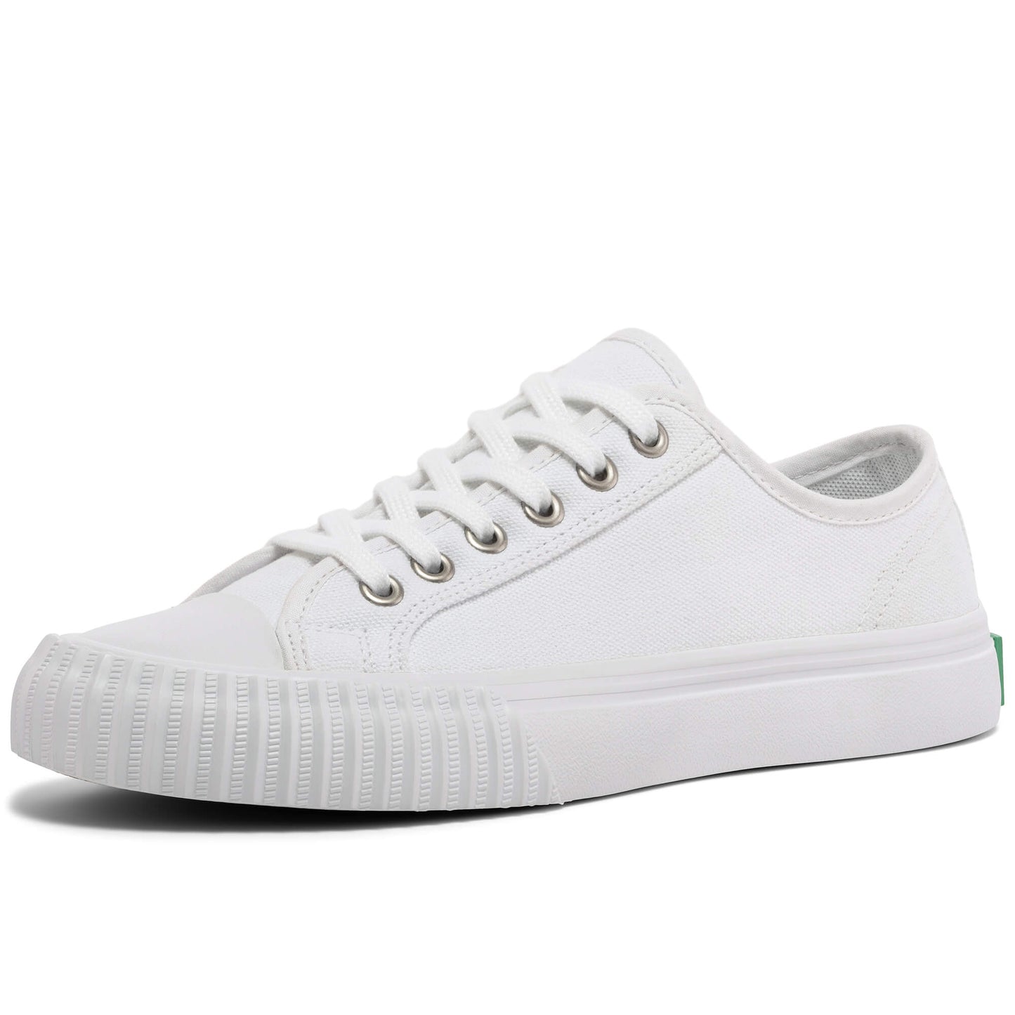 White Diamond Center Lo Top | Unisex Canvas Sneaker