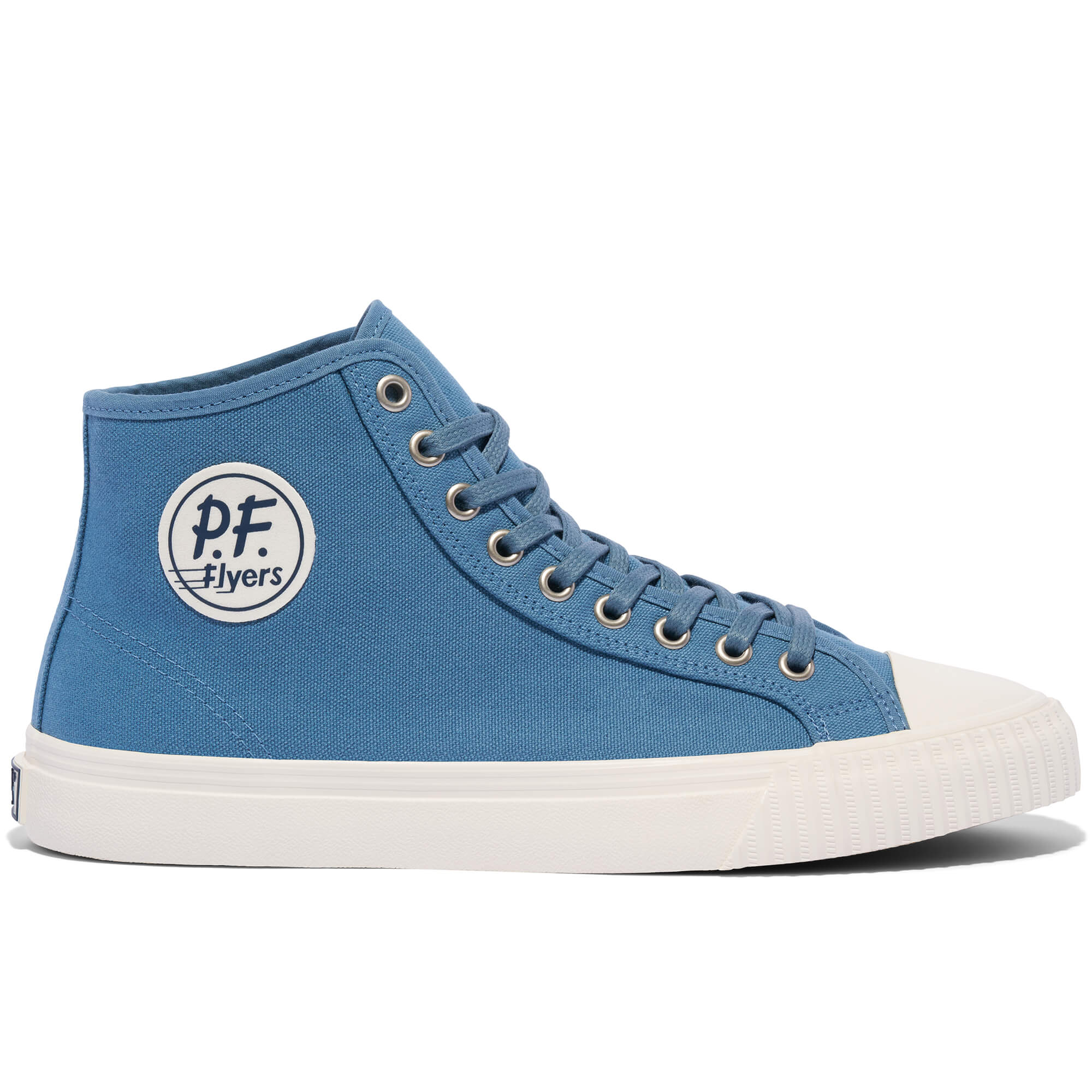 Blue Center Hi Top | Unisex Canvas Sneaker