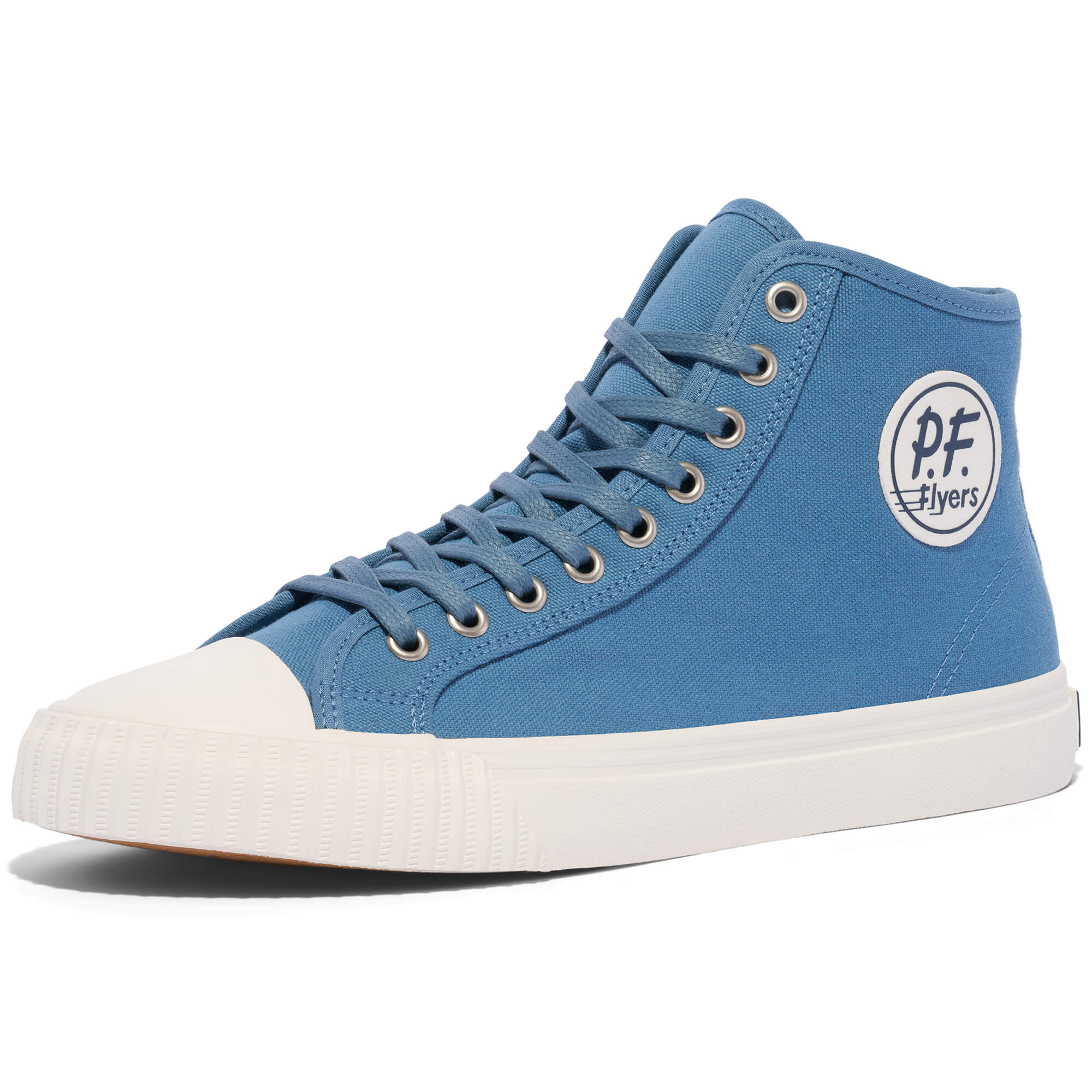 Blue Center Hi Top | Unisex Canvas Sneaker