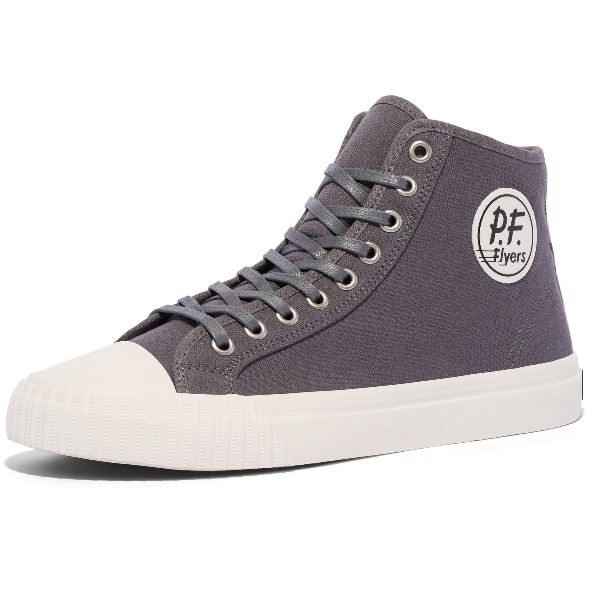 Gray Center Hi High Top Canvas Sneaker P.F. Flyers