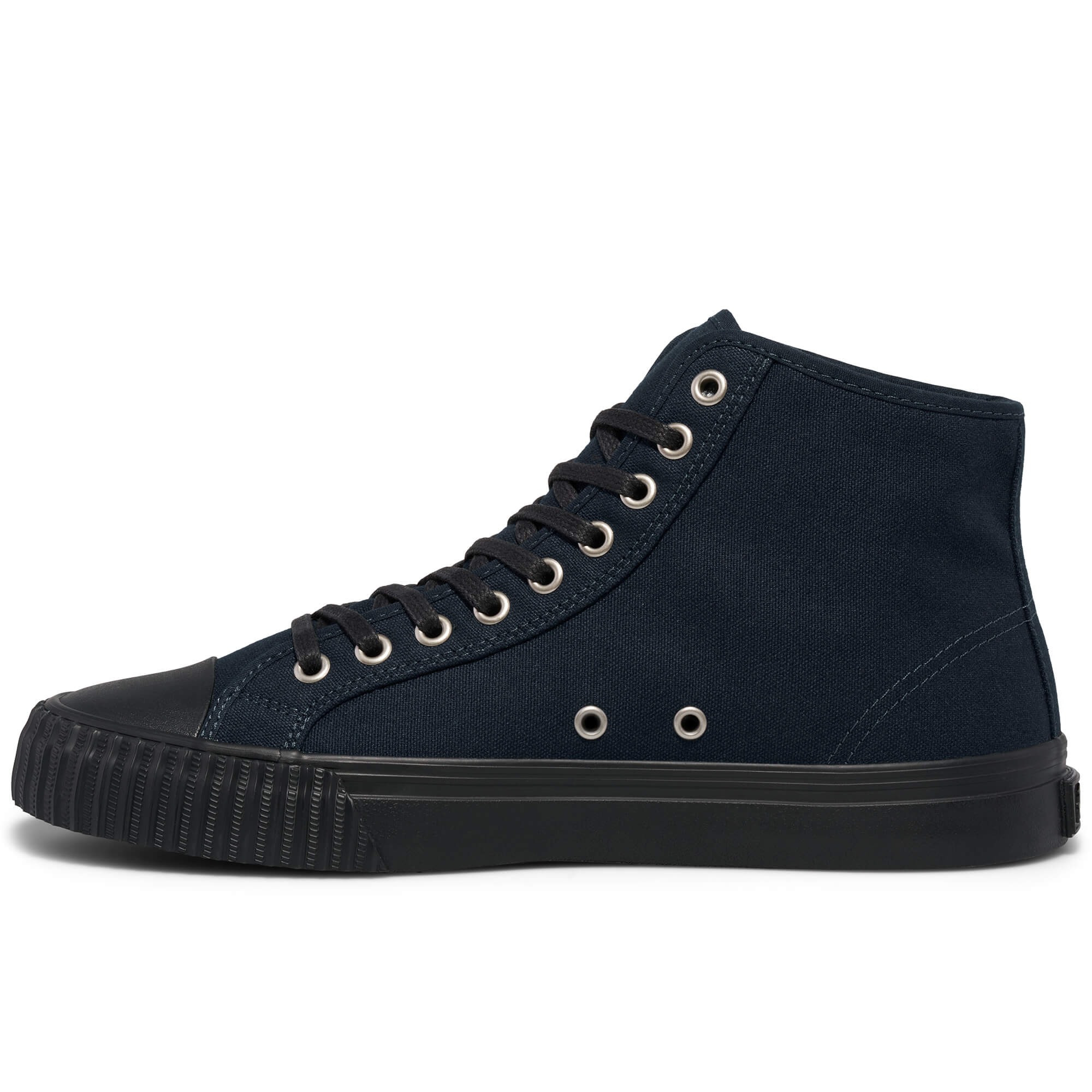 Navy Black Center Hi Canvas High Top Sneaker Mens 6.5 Wmns 8