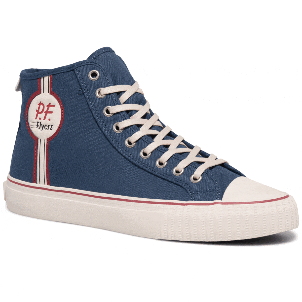 Red and blue high tops shop