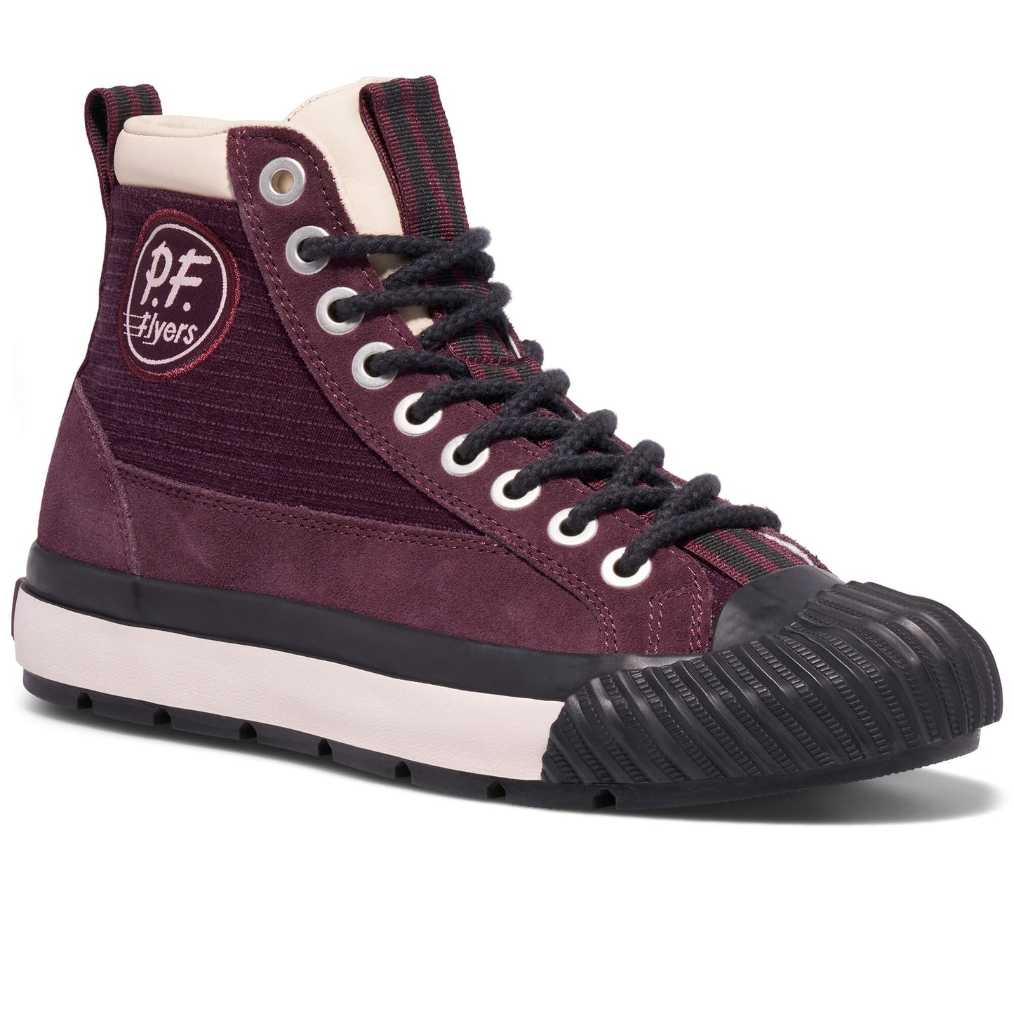 Grounder High-Top Hiker Burgundy/Black