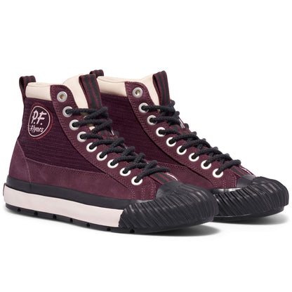 Grounder High-Top Hiker Burgundy/Black