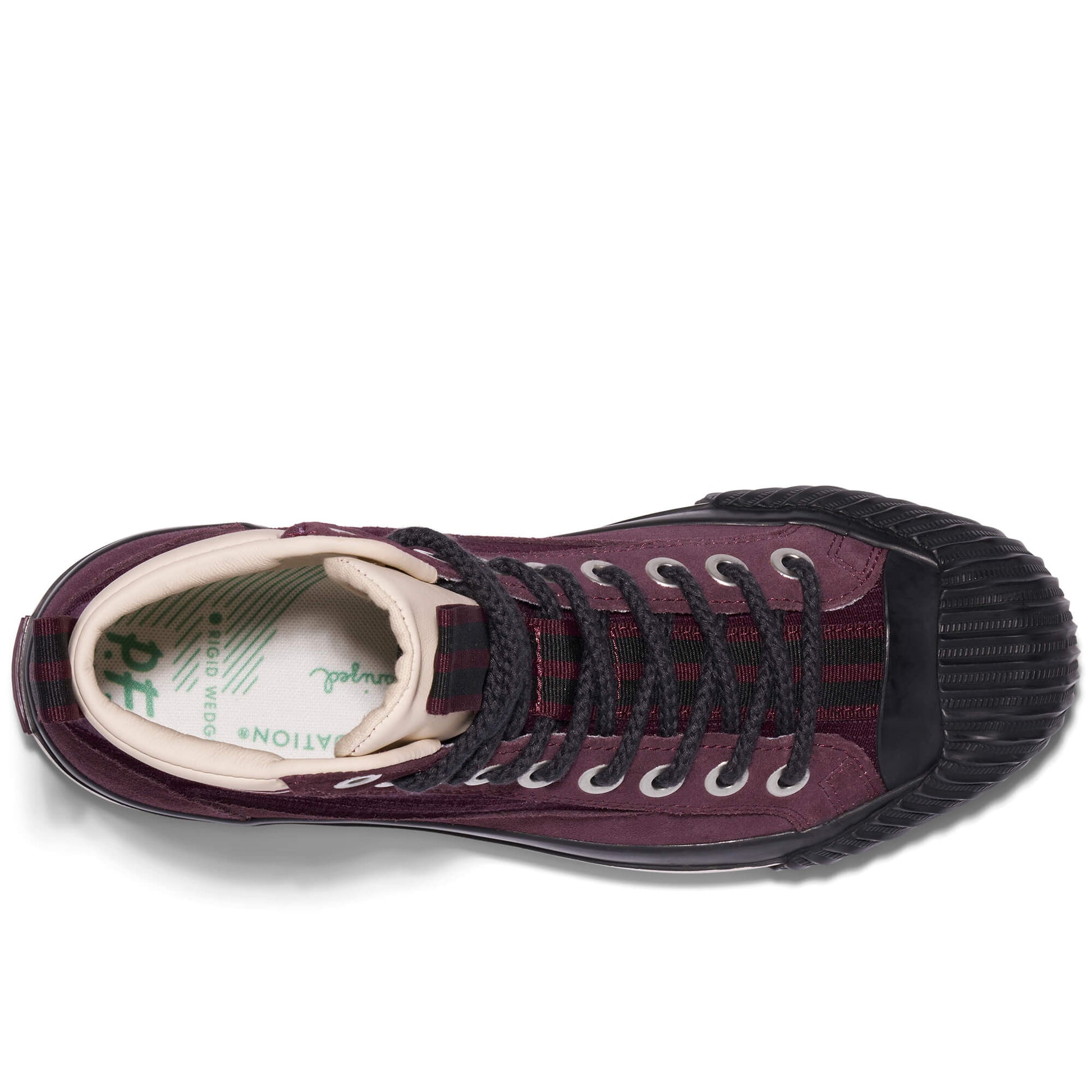 Grounder High-Top Hiker Burgundy/Black