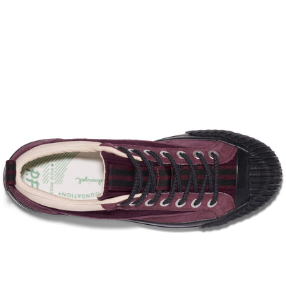 Grounder Low-Top Hiker Burgundy/Black