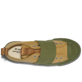 Limited Edition Low-Top Utility Sneakers in a Khaki and Olive Colorway ...