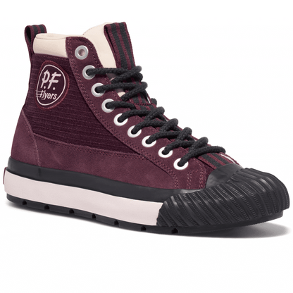 Grounder High-Top Hiker Burgundy/Black
