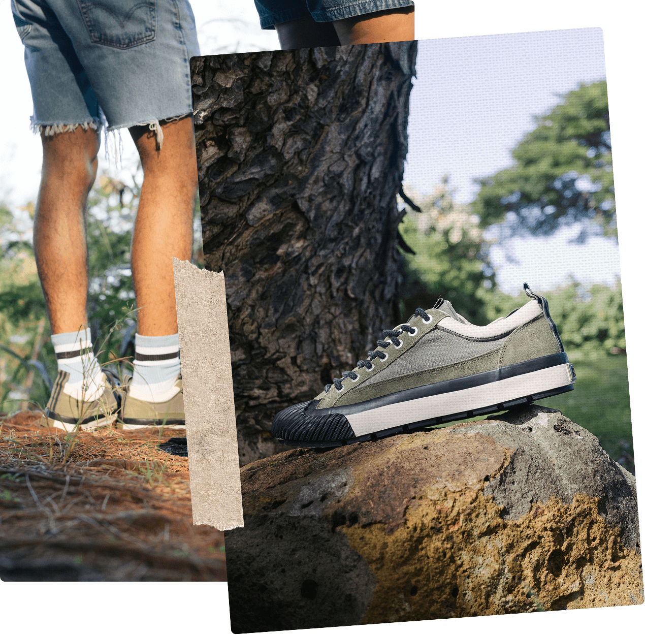 Grounder Low-Top Hiker Military Green/Black