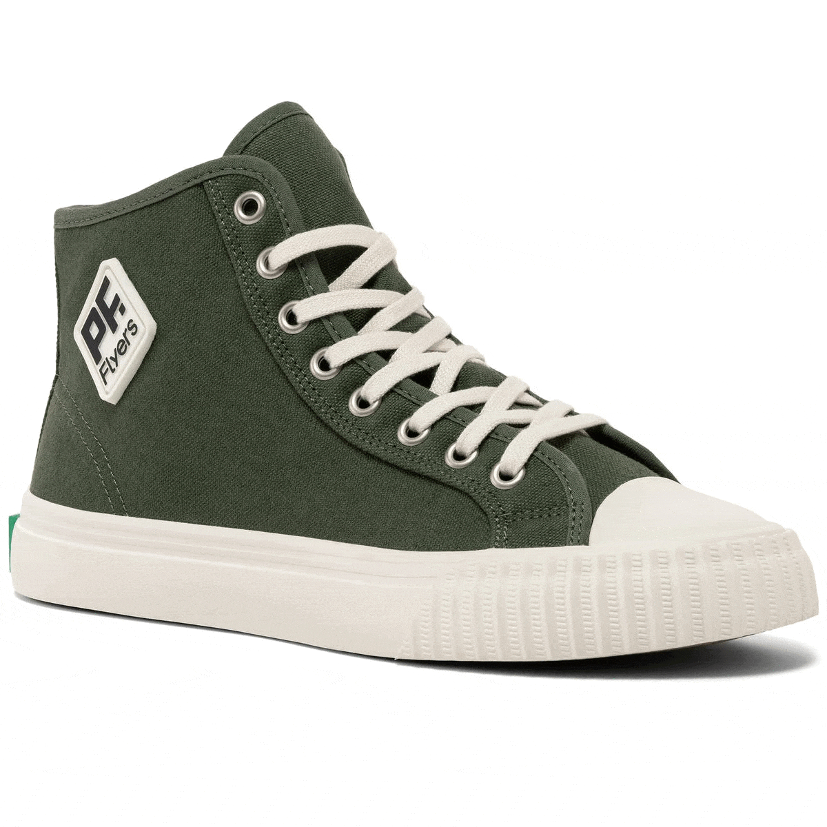 Olive green top high tops