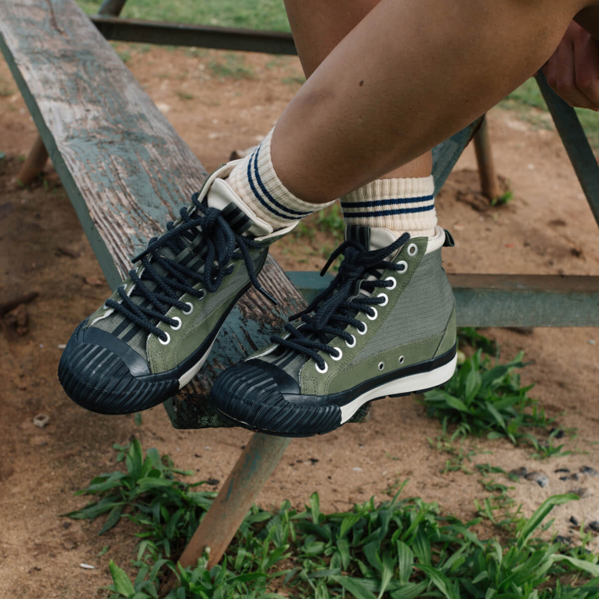 Grounder High-Top Hiker Military Green/Black