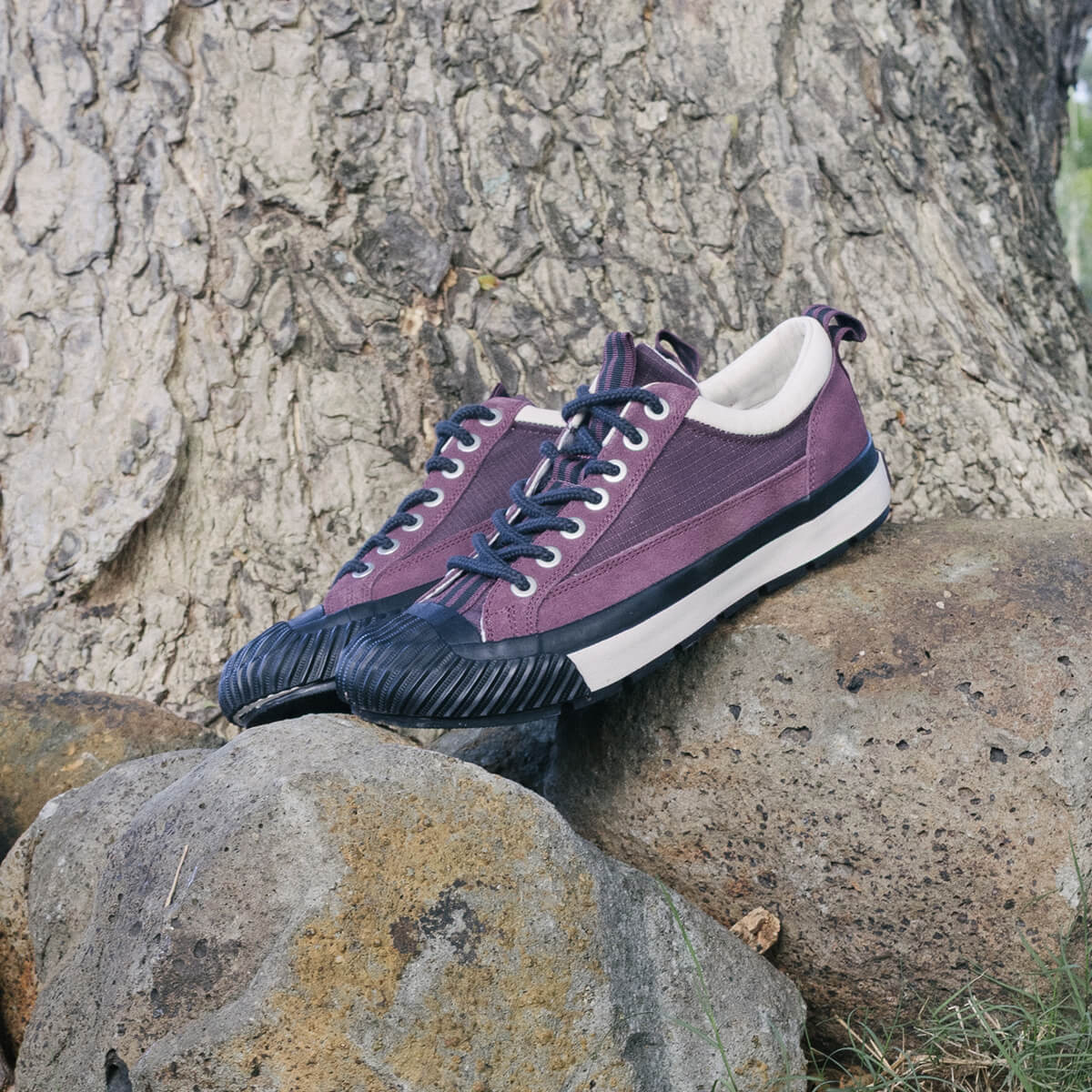Grounder Low-Top Hiker Burgundy/Black