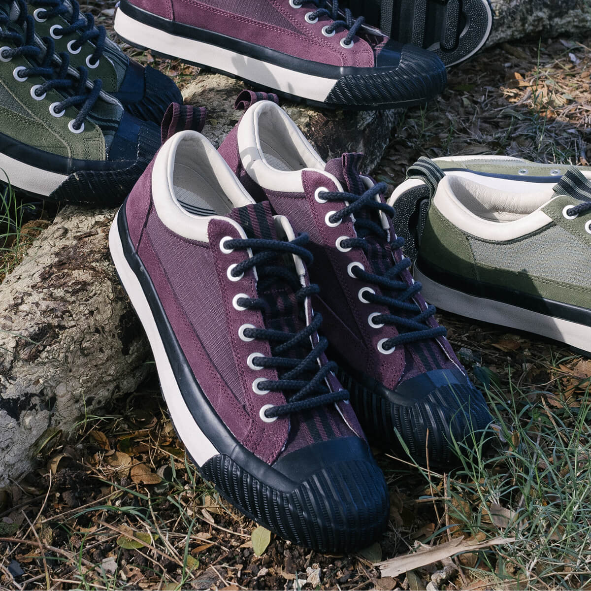 Grounder Low-Top Hiker Burgundy/Black