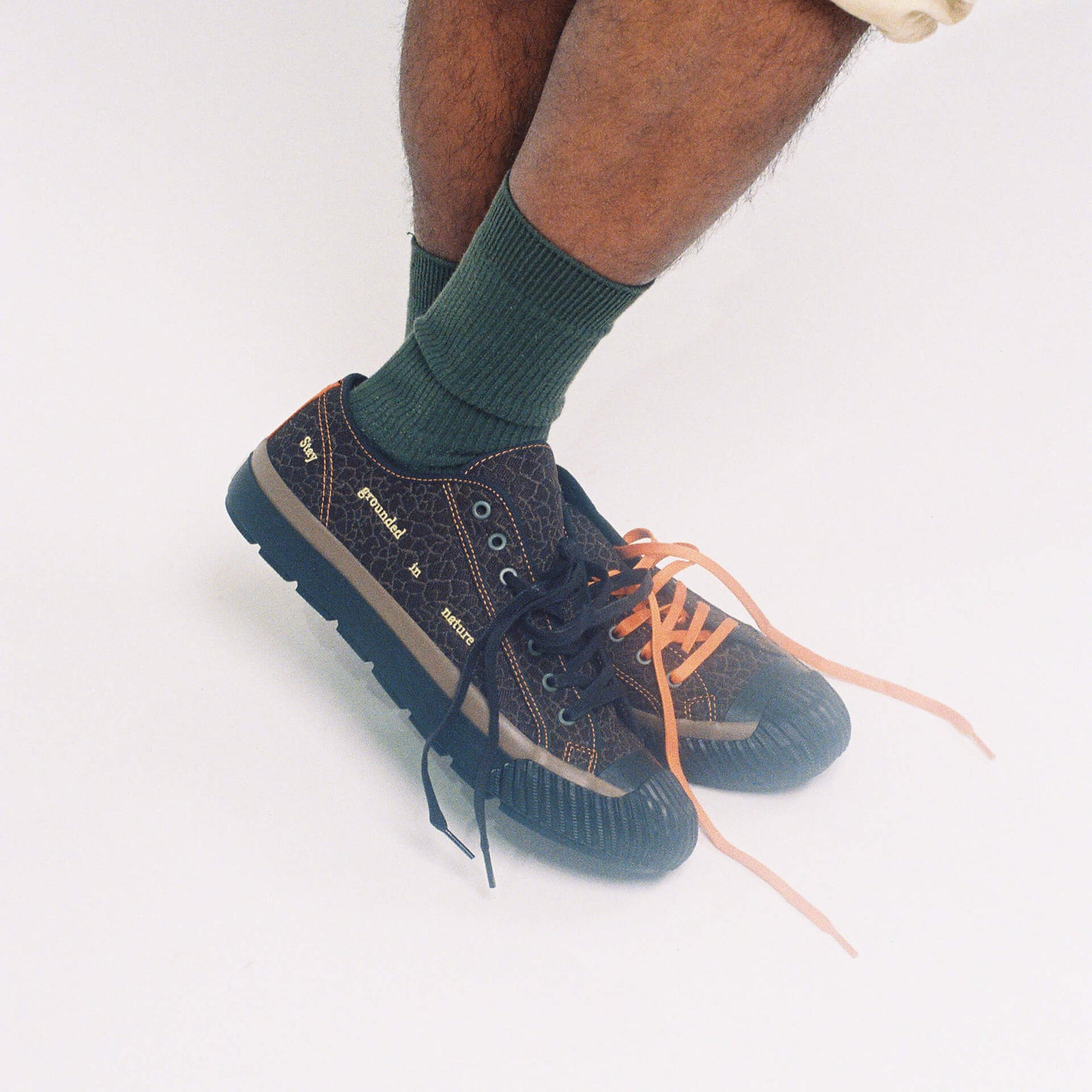 Grounder by Saeed Ferguson Low-Top Brown/Black