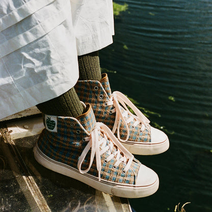 All-American Story MFG High-Top Indigo/Brown