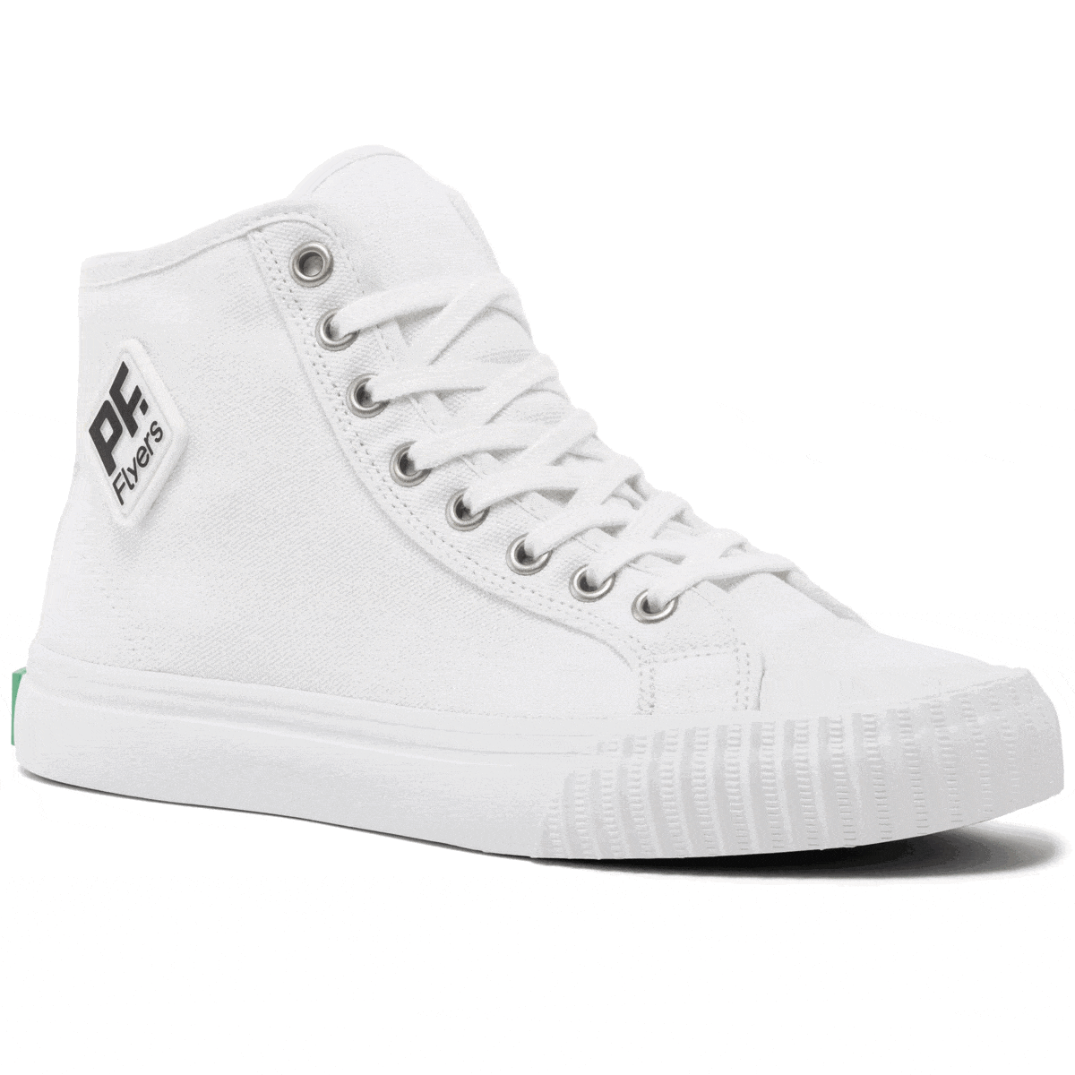 White canvas high tops cheap sales