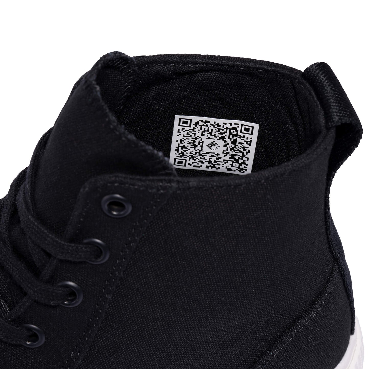 Black Allston Hi Top | Unisex Canvas Sneaker