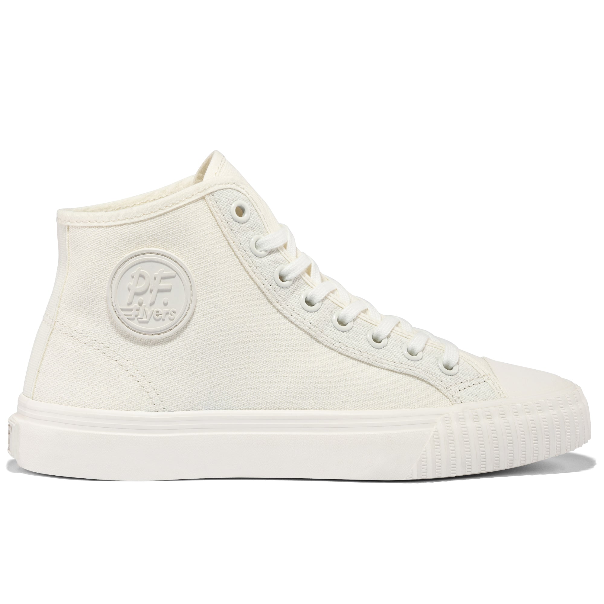 Sea Salt Center Hi-Top Unisex Canvas Sneaker | PF. Flyers